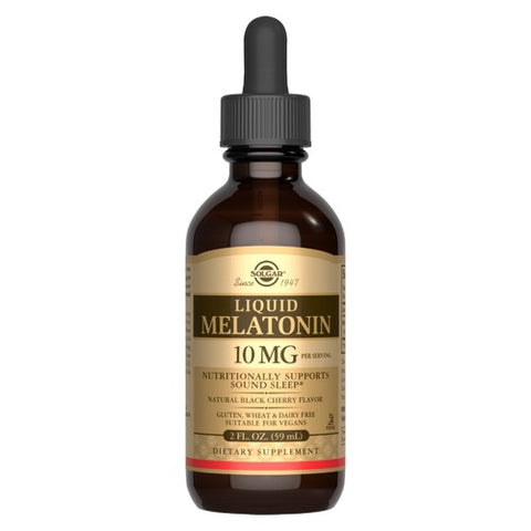 Solgar, Liquid Melatonin, 10 mg, Natural Black Cherry Flavor 2 oz