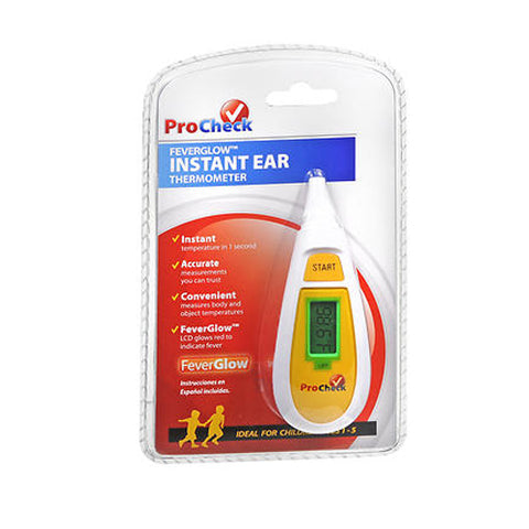 Procheck, Feverglow Instant Ear Thermometer, 1 each