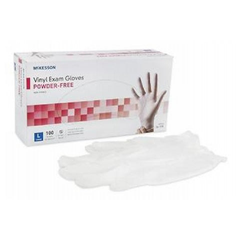 Cypress Medical Products, Synthetic Vinyl Gloves Powder Free, Large 100 each