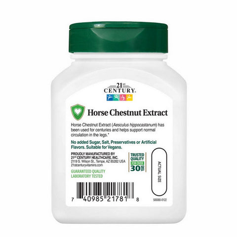 21st Century, 21St Century Horse Chestnut Seed Extract, 60 vcaps