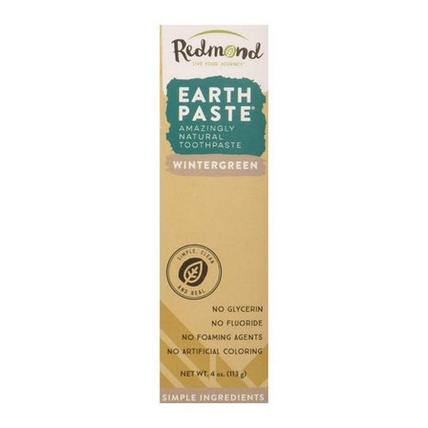 Redmond, Silver Earth Paste Mineral Toothpaste Wintergreen, Wintergreen 4 OZ