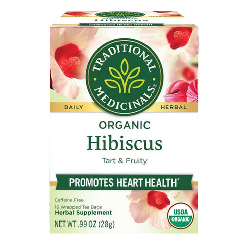 Traditional Medicinals, Hibiscus Tea, 16 BAGS