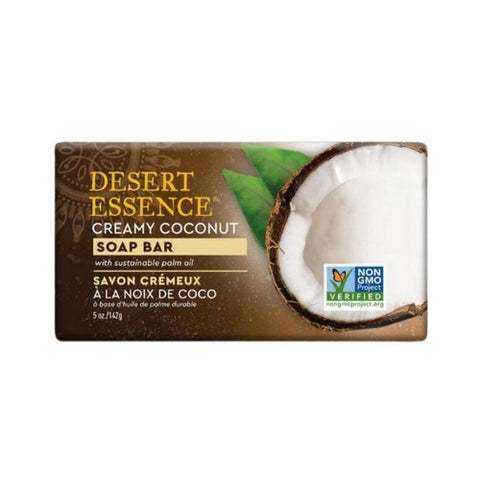 Desert Essence, Creamy Coconut Bar Soap, 5 Oz