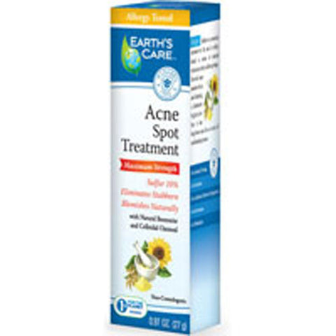 Earth's Care, Acne Spot Treatment-10% Sulfur, 0.97 OZ