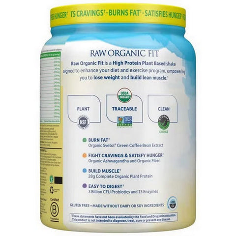 Garden of Life, Gol - Raw Fit Protein, 451 Grams