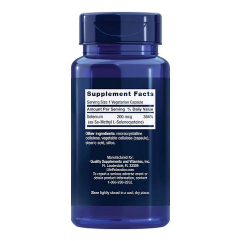 Life Extension, Se-Methyl L-Selenocysteine, 200 Mcg, 90 Veg Caps