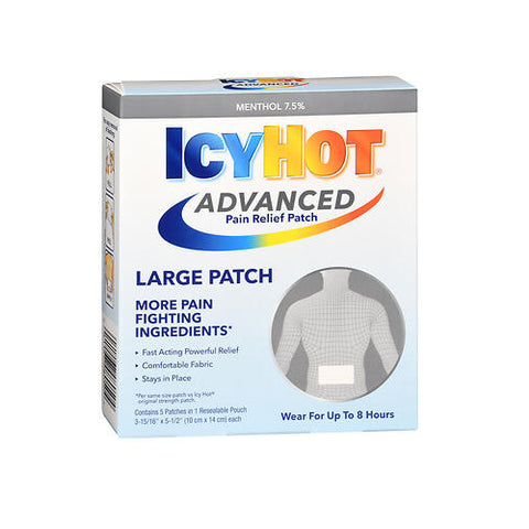 Icy Hot, Advanced Relief Pain Patch, 5 each