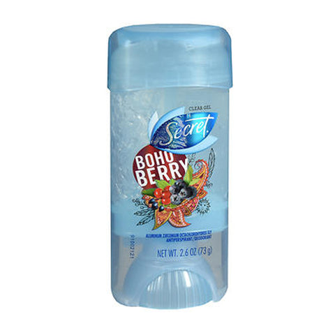 Secret, Scent Expressions Antiperspirant - Deodorant Clear Gel Boho Berry, 2.6 Oz
