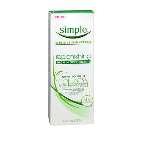 Simple, Replenishing Rich Moisturizer, 4.2 oz