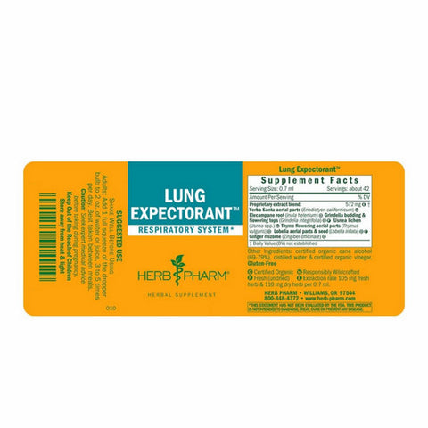 Herb Pharm, Lung Expectorant, 4 oz