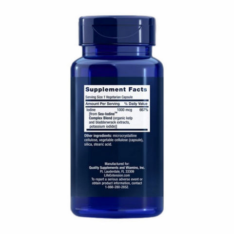 Life Extension, Sea-Iodine, 1000 mcg, 60 Caps