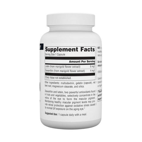 Source Naturals, Zeaxanthin with Lutein, 10mg, 120 Caps