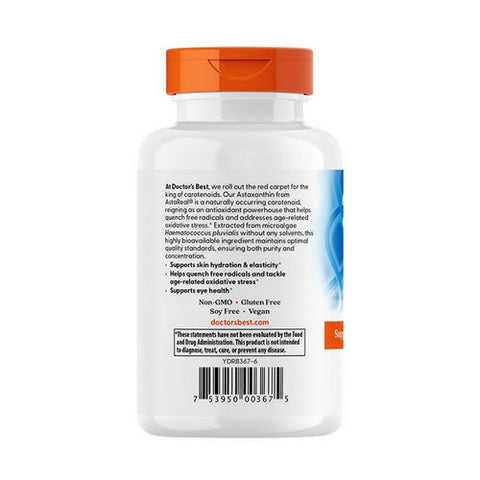 Doctors Best, Astaxanthin, 6 mg, 90 Veggie Softgels