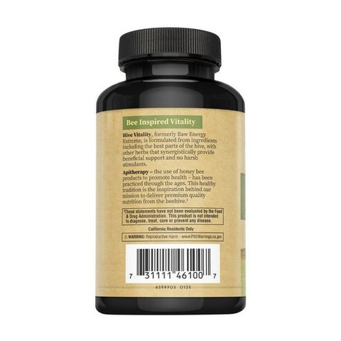 Honey Gardens, Raw Energy Extreme, 100 Caps