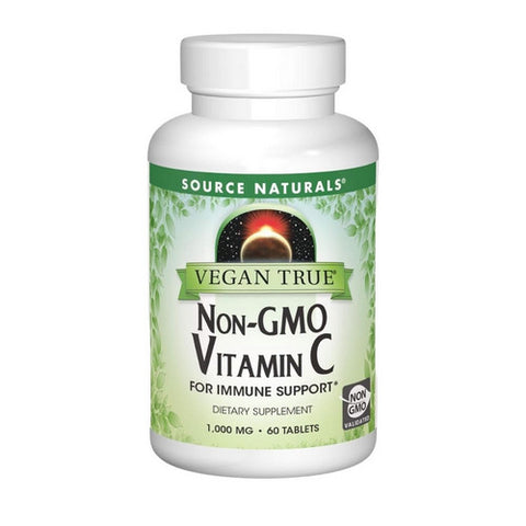 Source Naturals, Vegan True Non-GMO Vitamin C, 1000 mg, 60 Tabs