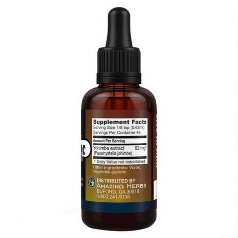 Amazing Herbs, Black Seed Yohimbe Express Liquid Extract, 1 oz