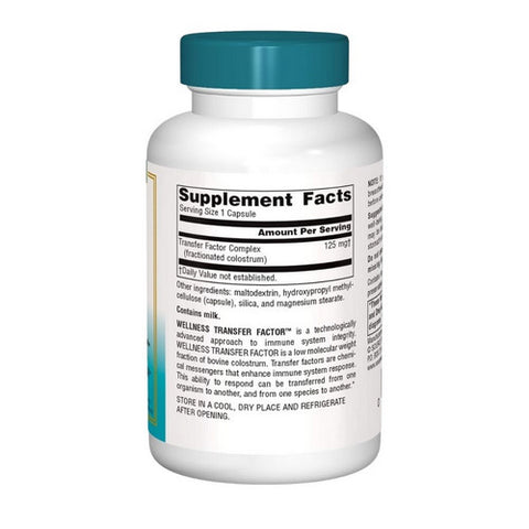 Source Naturals, Wellness Transfer Factor, 125 mg, 30 Vcaps