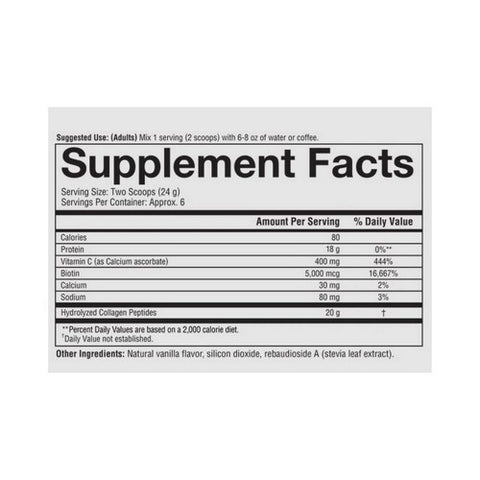 Youtheory, Collagen Powder Vanilla, Vanilla 4.7 oz