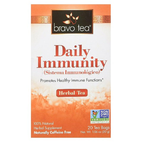 Bravo Tea & Herbs, Daily Immunity Tea, 20 Bags