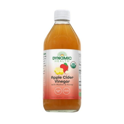 Dynamic Health Laboratories, Apple Cider Vinegar With Mother & Honey, 16 oz