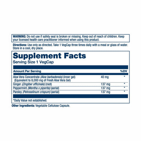 Solaray, Super Aloe Vera Gel Concentrate, 100 Caps