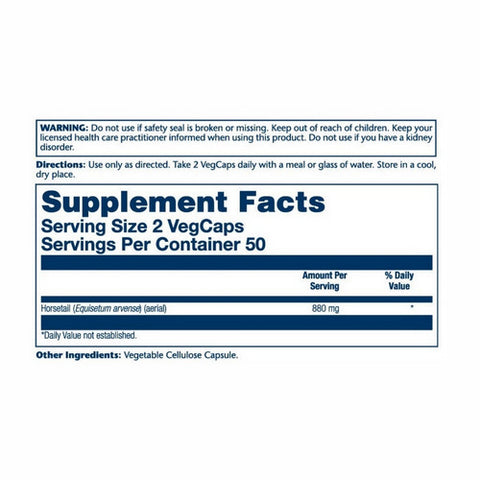 Solaray, Horsetail, 440 mg, 100 Caps