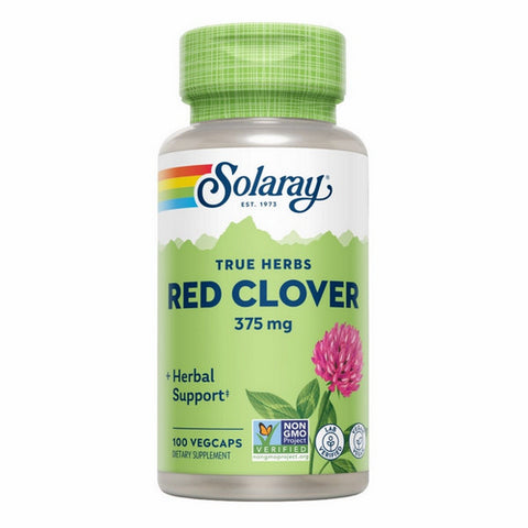 Solaray, Red Clover, 375 mg, 100 Caps