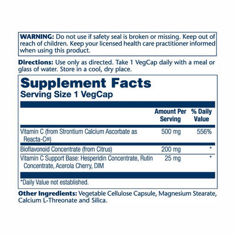 Solaray, Reacta-C, 500 mg, 180 Caps