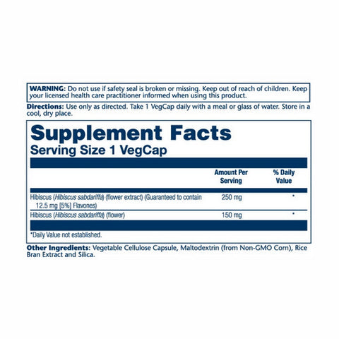 Solaray, Vital Extracts Hibiscus, 250 mg, 60 Caps