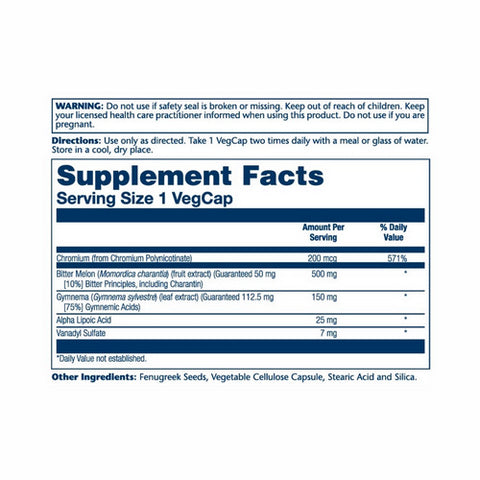 Solaray, GlucoReg Bitter Melon Formula, 30 Caps