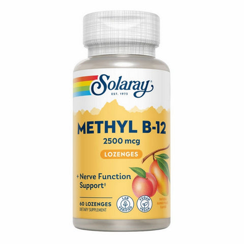Solaray, Methyl B-12, Mango Peach 60 Lozenges