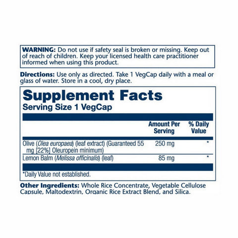 Solaray, Olive Leaf Extract, 250 mg, 60 Caps