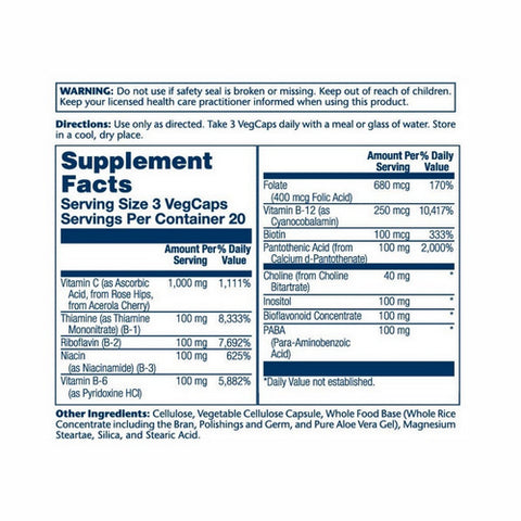 Solaray, Mega B-Stress, 60 Caps