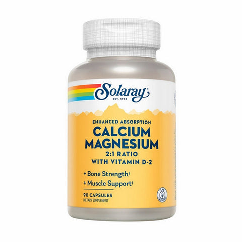 Solaray, Calcium Magnesium, 90 Caps