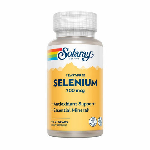 Solaray, Selenium Yeast Free, 200 Mcg, 90 Veg Caps