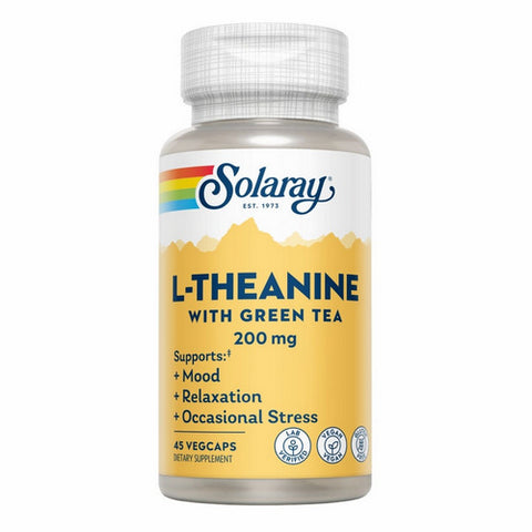 Solaray, L-Theanine, 200 mg, 45 Caps