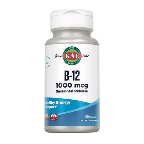 Kal, B-12 Sustained Release, 1,000 mcg, 100 Tabs