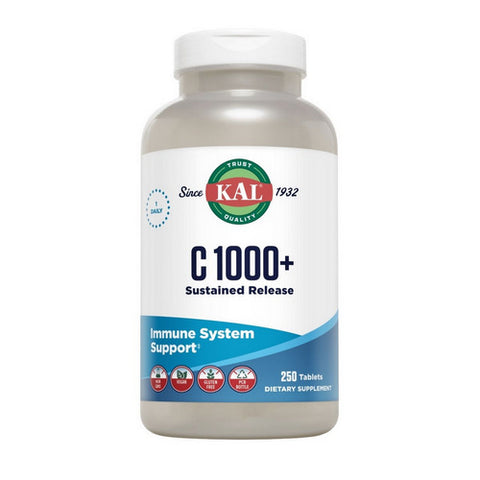 Kal, C 1000+ Sustained Release, 250 Tabs