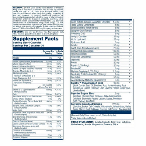 Solaray, Spectro Woman, 120 Caps