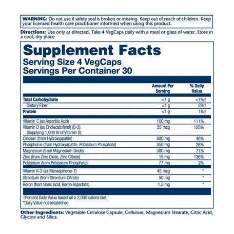 Solaray, Cal-Mag Strontium, 1,000 IU, 120 Caps