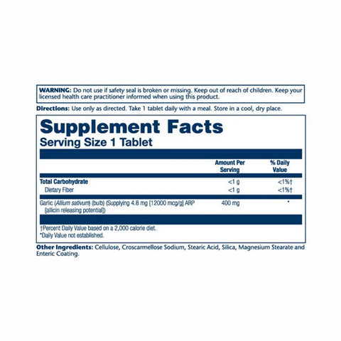 Solaray, GarliCare, 60 Tabs
