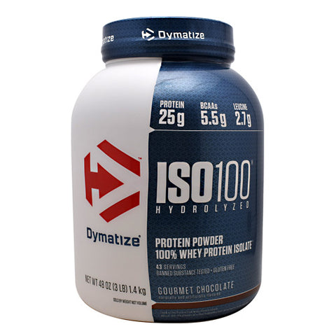 Dymatize, Iso-100, Chocolate 3 lbs