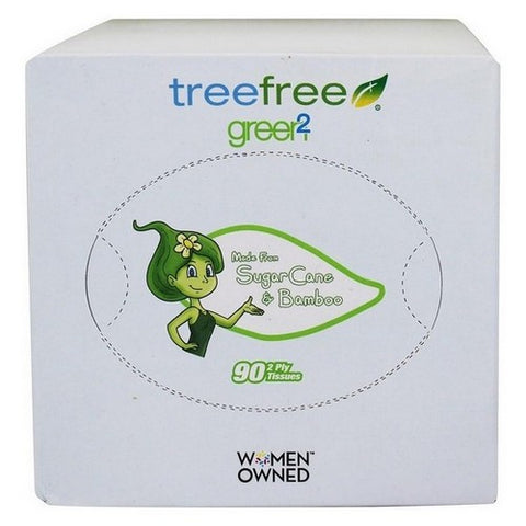 Green Forest, Face Tissue Cube Tree Less, 90 Count(Case Of 30)