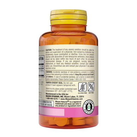 Mason, Slow Release Iron, 60 Tabs