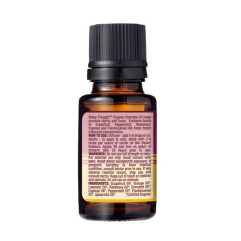 Desert Essence, Sharp Thought Organic Essential Oil, .5 Oz