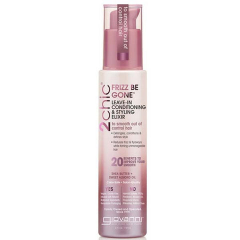 Giovanni Cosmetics, 2chic Frizz Be Gone Conditioner, Shea Butter 4 Oz