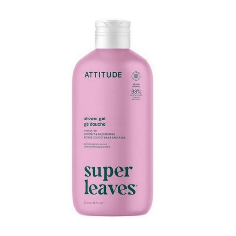 Attitude, Natural Shower Gel, Soothing 16 Oz