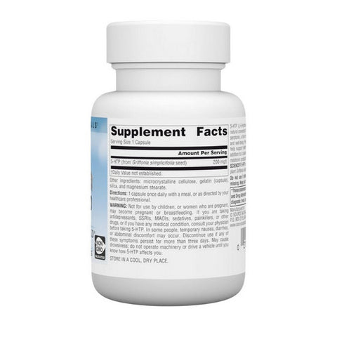 Source Naturals, 5-HTP, 200 mg, 30 Caps