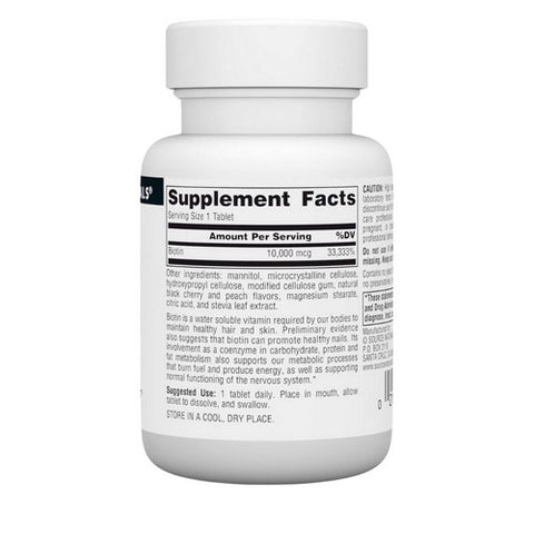 Source Naturals, Biotin, 10 000 mg, 60 Tabs