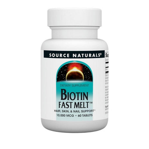 Source Naturals, Biotin, 10 000 mg, 60 Tabs
